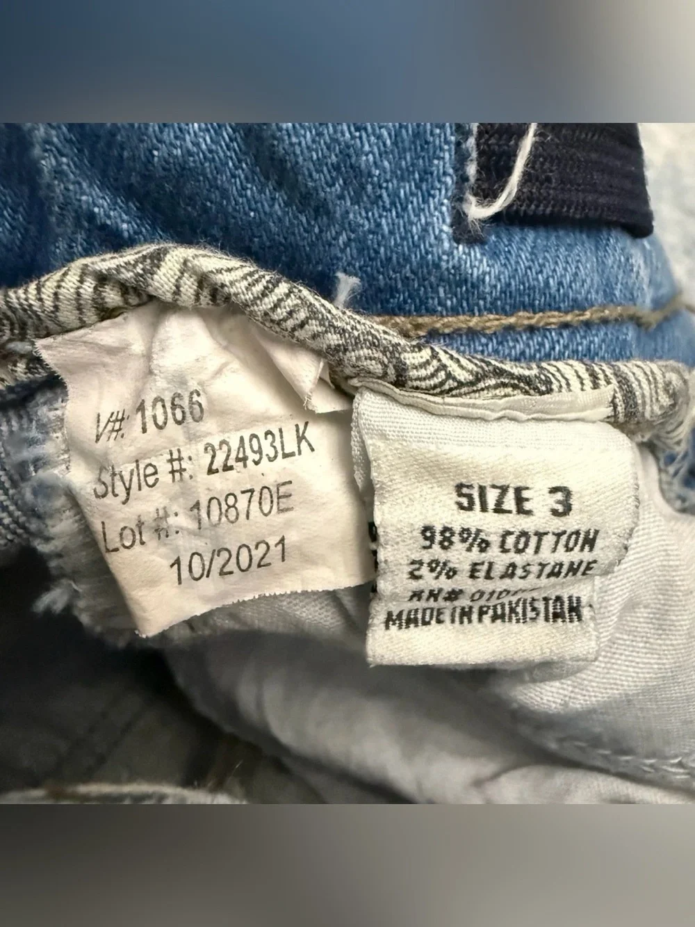 Little Kids FWRD DENIM Motocross Denim Short Size 3